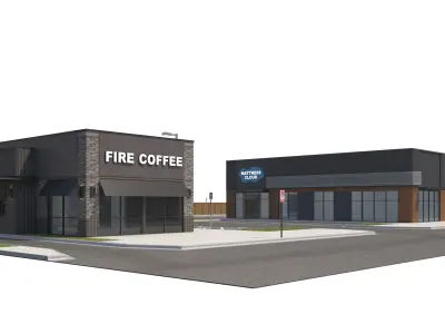 Retail-145 Retail Stores 3D model