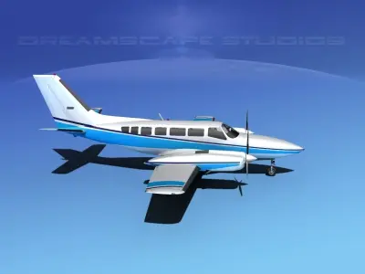 Cessna 404 Titan Corporate 3 3D model