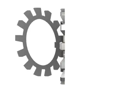 Arruela Trava SKF Lock Washer MB 10 3D model