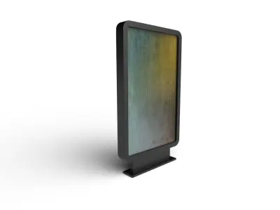 Stand Display M02 Low-poly 3D model