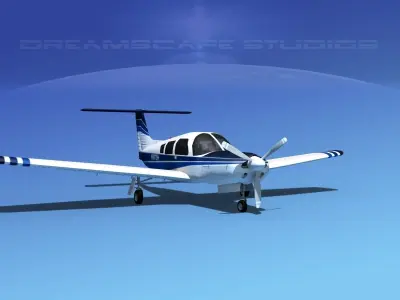 Piper PA-28R-201 Arrow III V05 3D model
