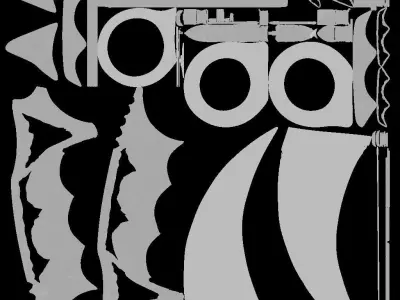 Karambit Low-poly 3D model