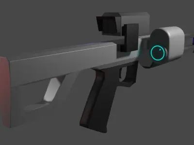 Stasis Rifle Redesign Fanmade Free 3D model