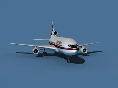 Lockheed L-1011-50 Trans World 2 3D model
