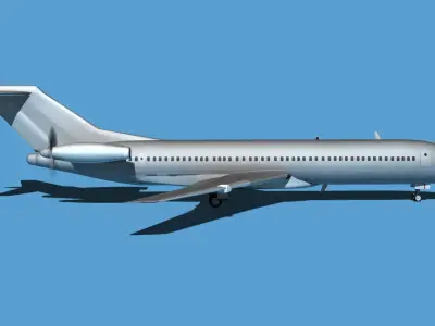 Boeing 7X7-2 Jet Fan V200 3D model