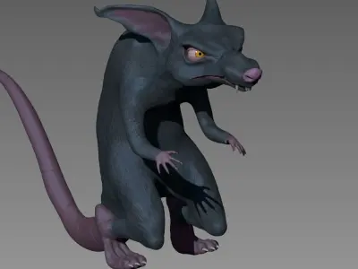 Rat model Free 3D model