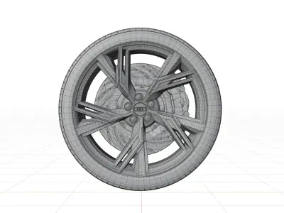 Audi RS6 Avant 2022 Wheel 3D model