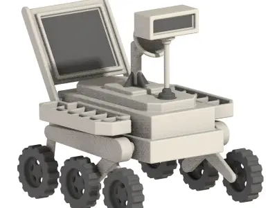 Space Rover Toy 3D print model