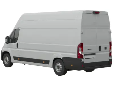 2024 FIAT DUCATO XLWB Detailed interior 3D model