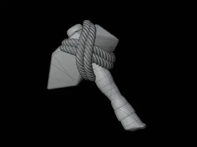 Hammer 3D Illustration 3D model buy