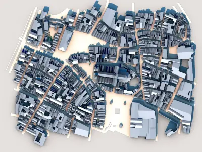 Cathedral of Our Lady Antwerp Belgium 3D model