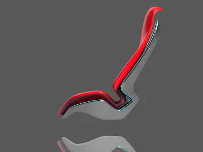 car seat concept 3D model