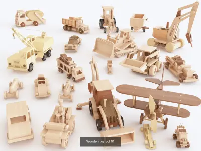 WOODEN TOYS VERY LARGE COLLECTION 