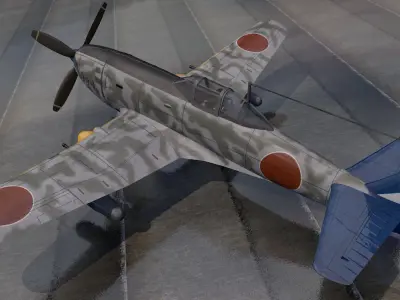 Nakajima Ki-87-1 3D model