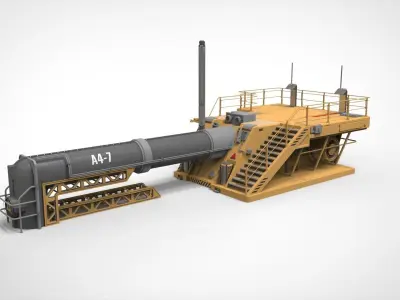 sci fi props 5 3D model