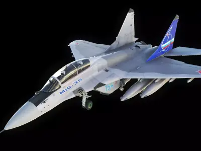 Mig-35 29 KUB Low-poly 3D model