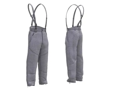 Pants Low-poly 3D model