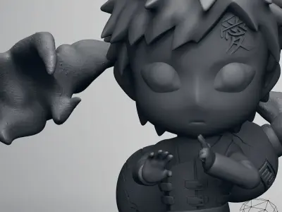 Gaara Figure 3D print model
