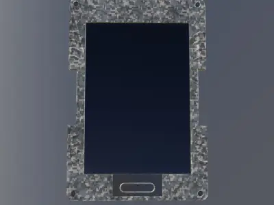 Tactical Military Ipad Low-poly 3D model