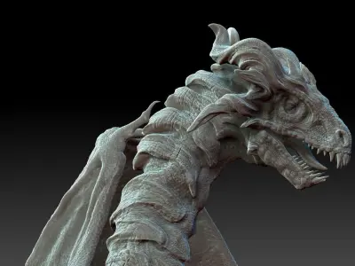 Dragon Zbrush HD 3D model