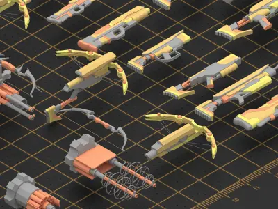 Mega Basemesh Armor Collection 2 3D model