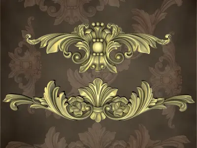 Ornamental Vol 01 Free 3D model