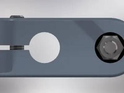 Two connector clamps 3D model