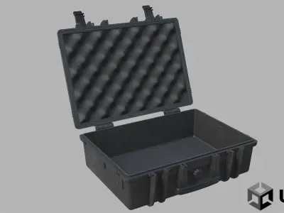 Hard case Low-poly 3D model