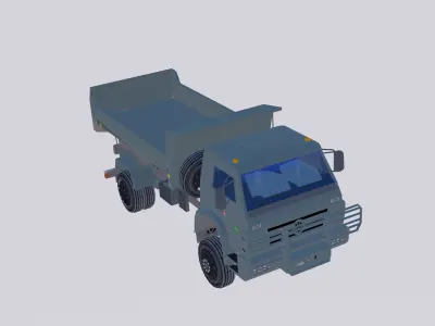 Worker 4X4 EB Tipper Low-poly 3D model