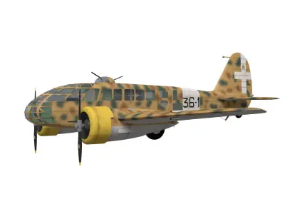 Caproni Ca311 3D model