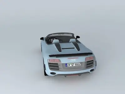 Audi R8 GT Spyder Typ 42 2012 Free 3D model