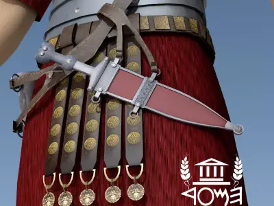 Praetorian Soldiers Knife Free 3D model