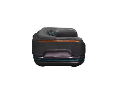 Retro scifi couch 3D model