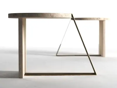 Anello Side Table Free 3D model