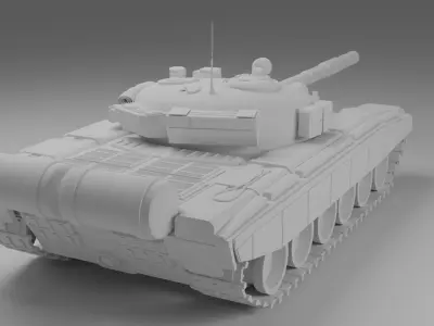 T-72 A 3d Model 3D model