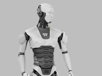 HUMANOID M-3000  RIGGED 3D model