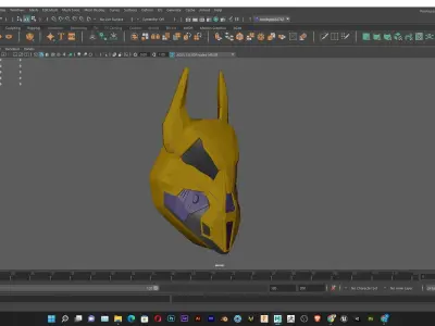 Cyberpunk Mask 2022 - Highpoly 3D model and 3D print ready model 3D print model