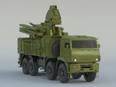 SAM Pantsir S1 SA-22 3D model