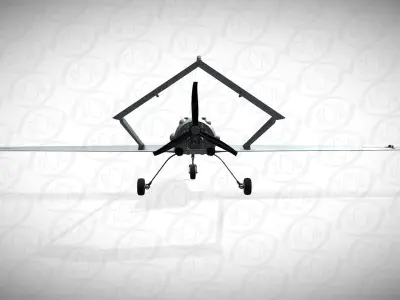 Ukrainian UAV AN196 LUTYI deep strike air drone 3D model
