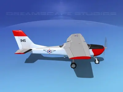 Cessna T-41 Mescalero Philippine AF 3D model