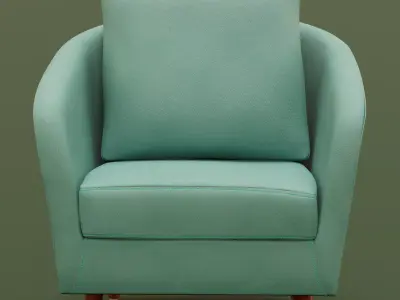 Chair Sofa Free low-poly 3D model