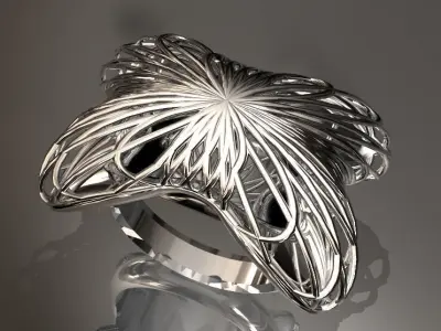 Rendering Anello Modello F 3D model