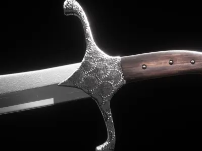 Sword of Imam Ali 3D model