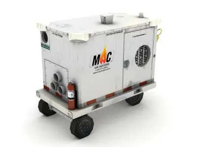 MAC Heater 210HC Low-poly 3D model