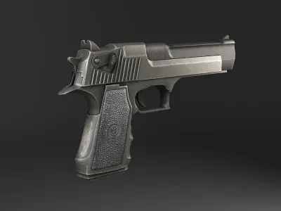 Desert Eagle Pistol 3D model