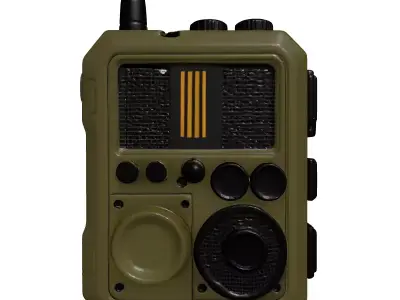 Military Tactical Portable Radio 3D model
