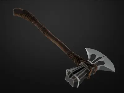 THOR AXE HOT Low-poly 3D model