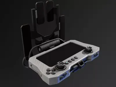Tomahawk S20 GRIP Controller Low-poly 3D model