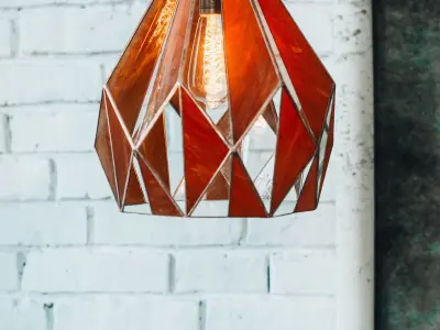 Pendant geometric glass light Fantasy Free 3D model