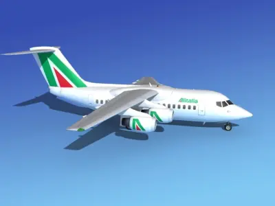 BAe 146-100 Alitalia 3D model